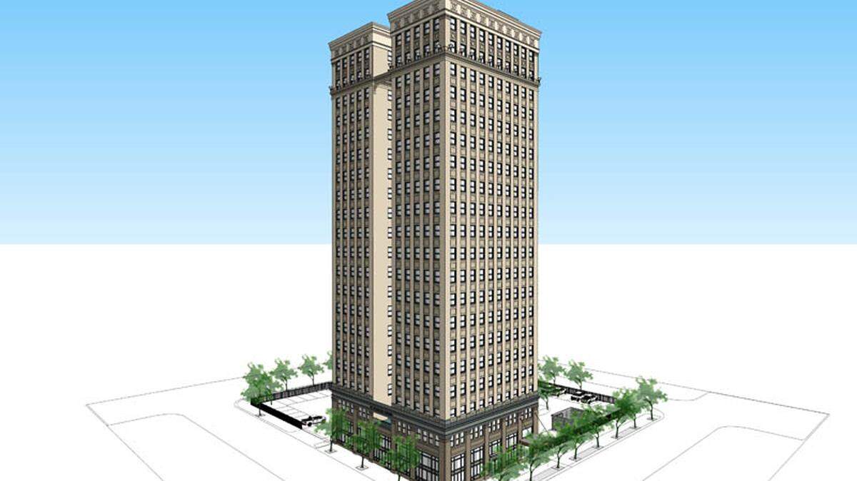 The Sandman Signature Hotel in Fort Worth’s Waggoner Building.