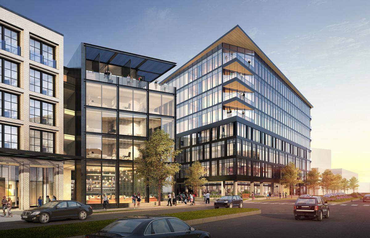 A rendering of the “jewel box” lobby that will be part of the new luxury hotel, office and residence development in Fort Worth’s Cultural District.