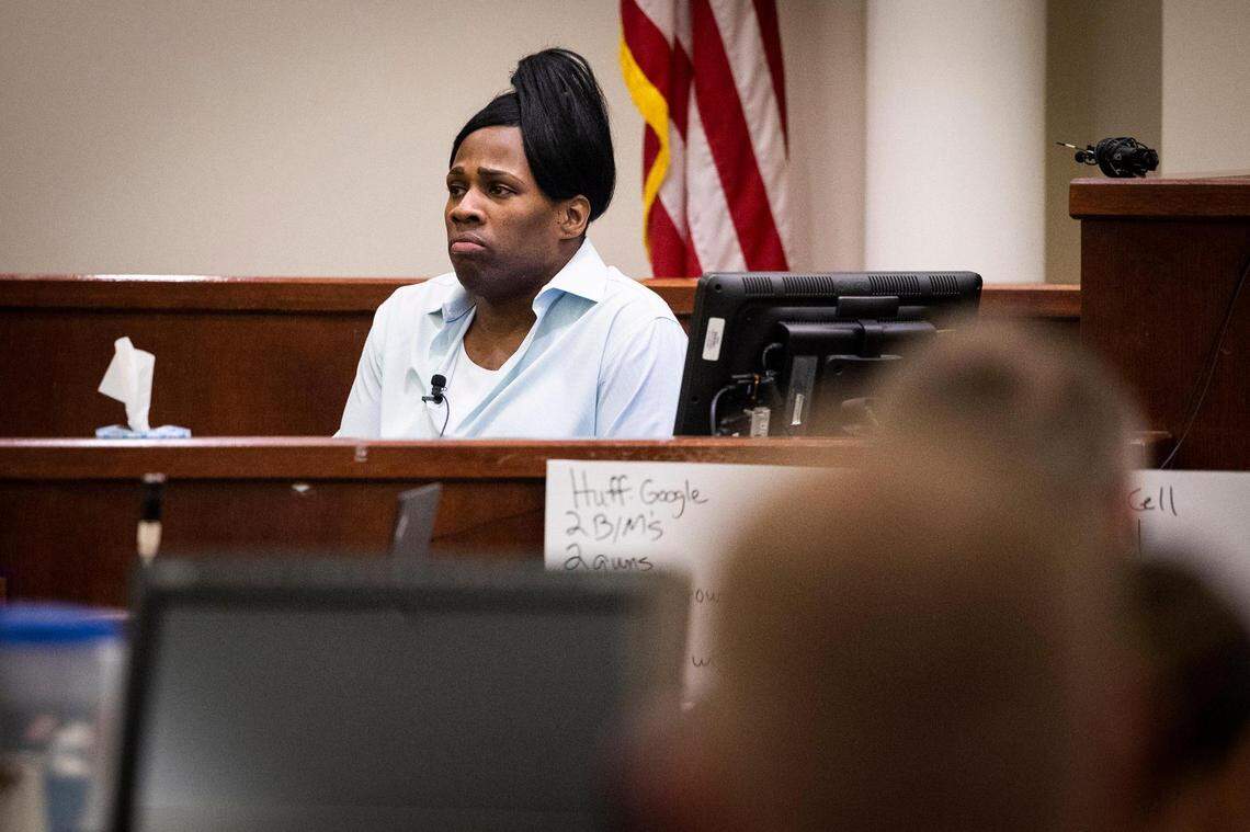 Timothy Huff testifies during sentencing on Wednesday, June 29, 2022, at the Tim Curry Courthouse in downtown Fort Worth.