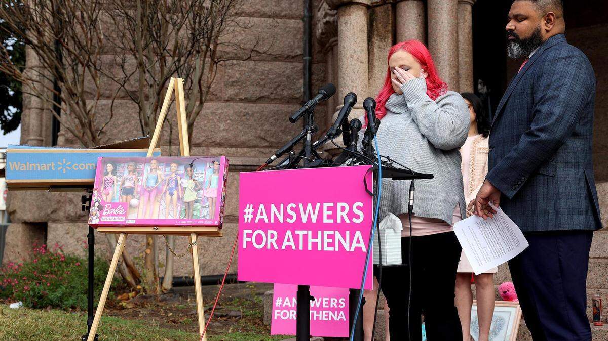 Athena Strand’s mom on mission to protect kids from ‘monsters wearing delivery uniforms’