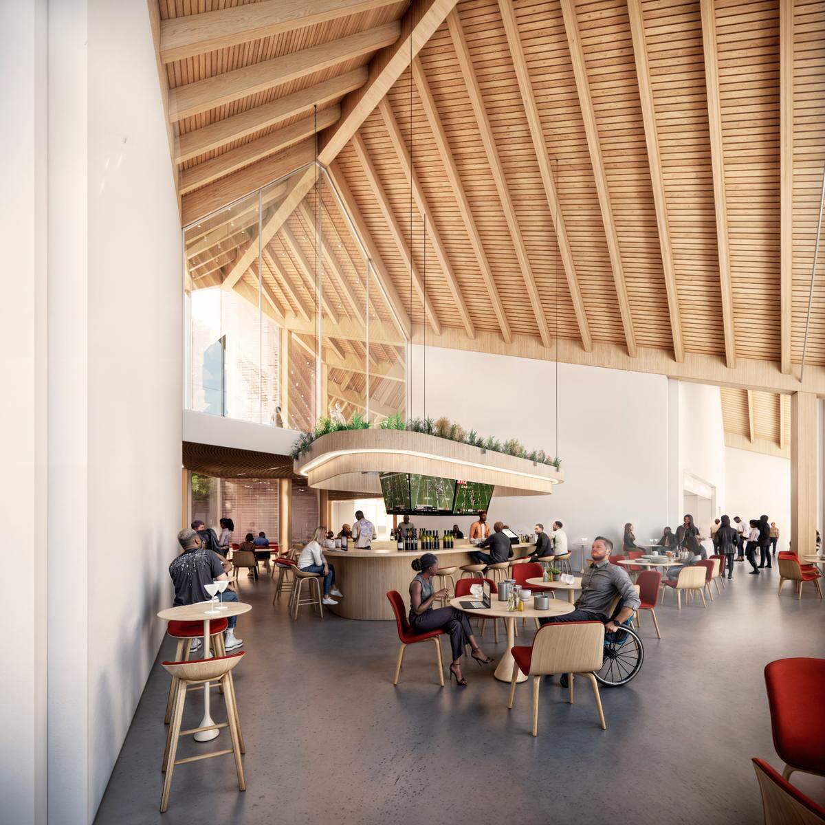 Fort Worth City Council approves the National Juneteenth Museum to access the Southside Community Center property on Tuesday night. New renderings shows the food hall and a glimpse of the vision for the National Juneteenth Museum.