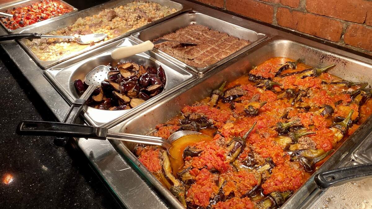 Byblo’s serves a lunch buffet seven days and week and also Thursday night at dinner.