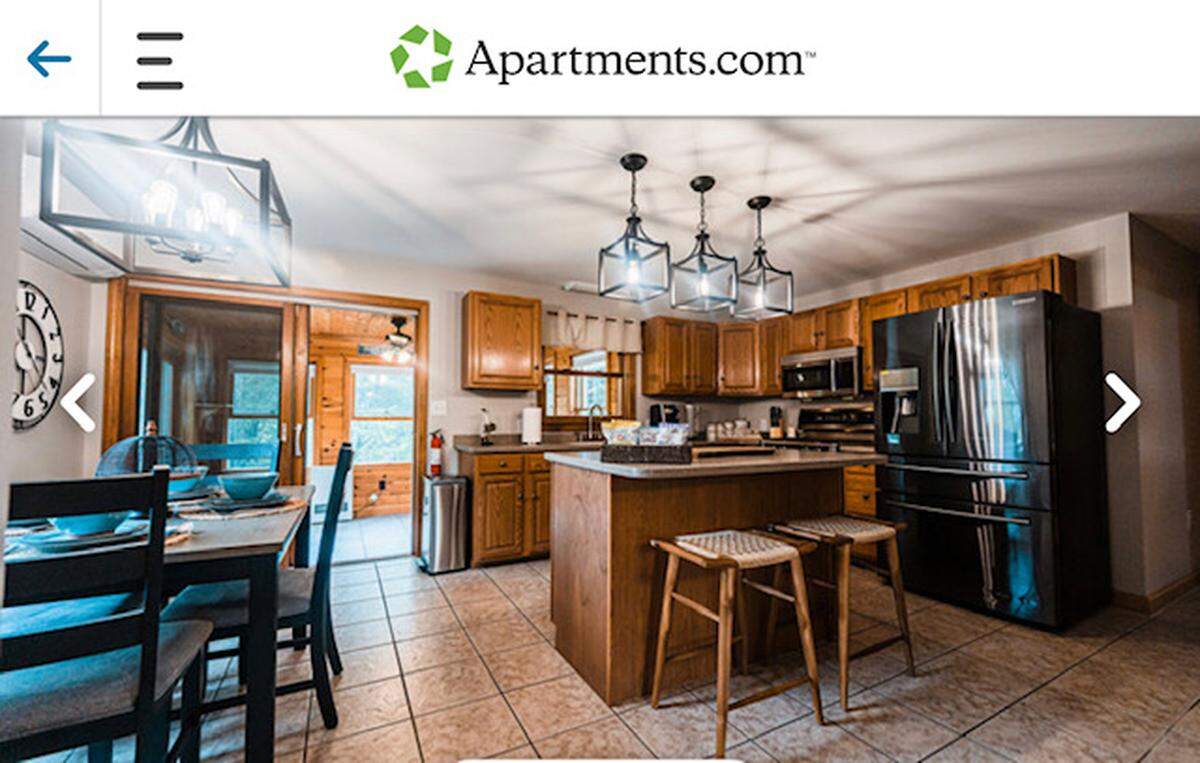 Kitchen and dining area