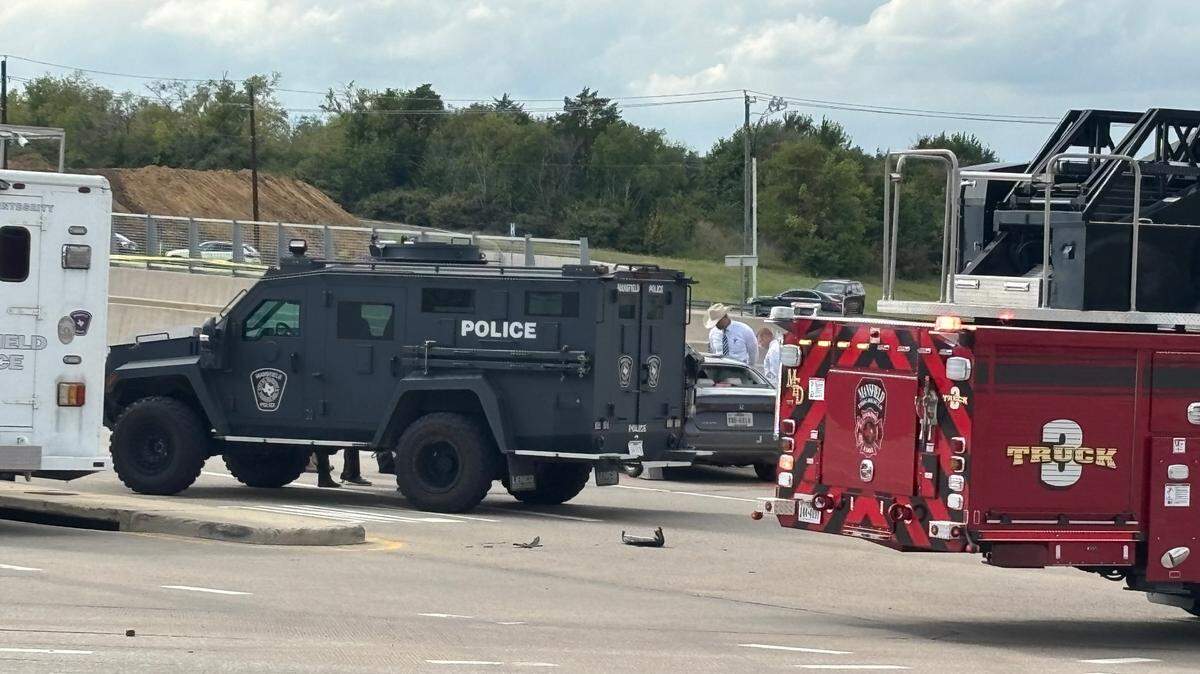 A man died from a self-inflicted gunshot wound Monday, Sept. 23, 2024, after he led police on a high-speed chase during which he fired multiple shots at officers, according to Mansfield police.