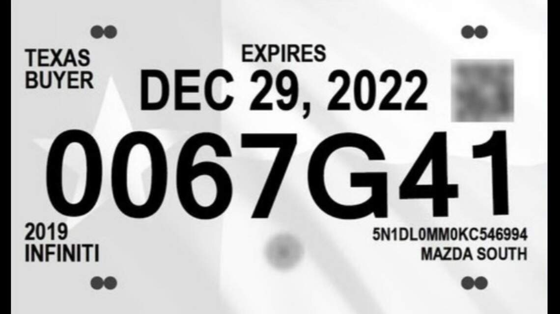 Texas temporary tags are getting a new look. Redesign may give car thieves headaches