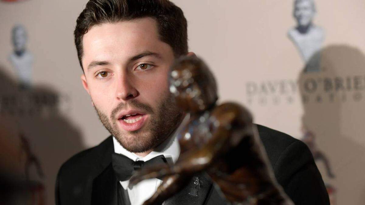 Former OU quarterback Baker Mayfield says he should be the No. 1 pick in the 2018 NFL Draft.