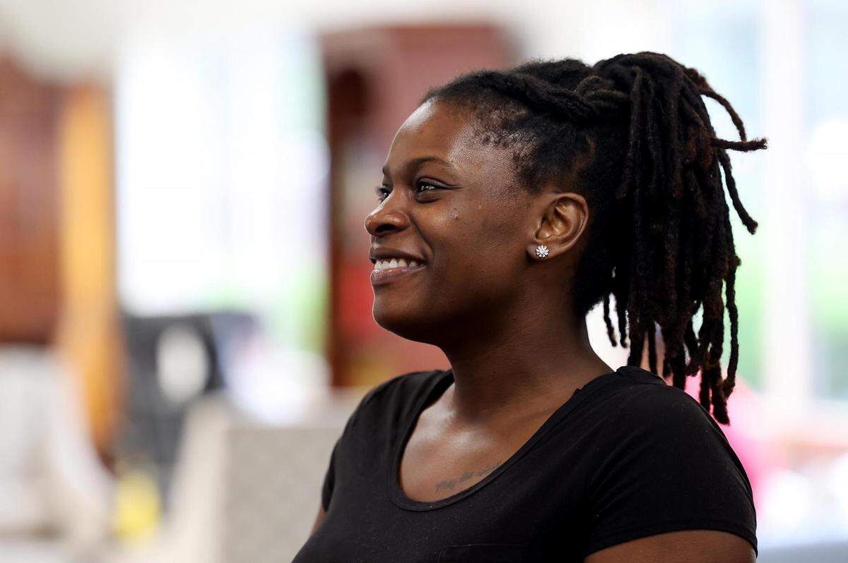 Akeshia Thomas and her business partner, Ny’Quasha Gipson, not pictured, decided to celebrate Juneteenth this year by organizing a pageant in their Lake Como community. The pageant in Fort Worth, Texas, is aimed at not only engaging and educating attendees about Juneteenth, but also about giving contestants an opportunity to explore self expression and boost their self esteem.