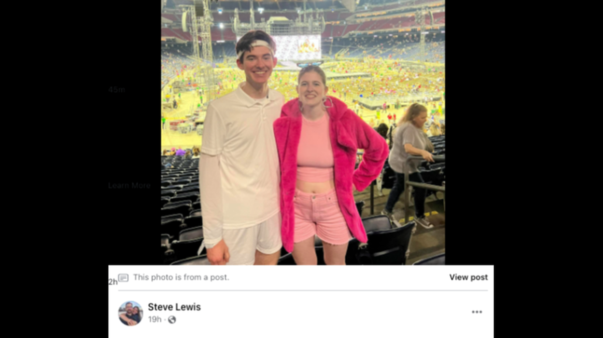 Jacob Lewis, left, was struck and killed by a drunk driver as he was leaving a Taylor Swift concert, according to family and Texas police.