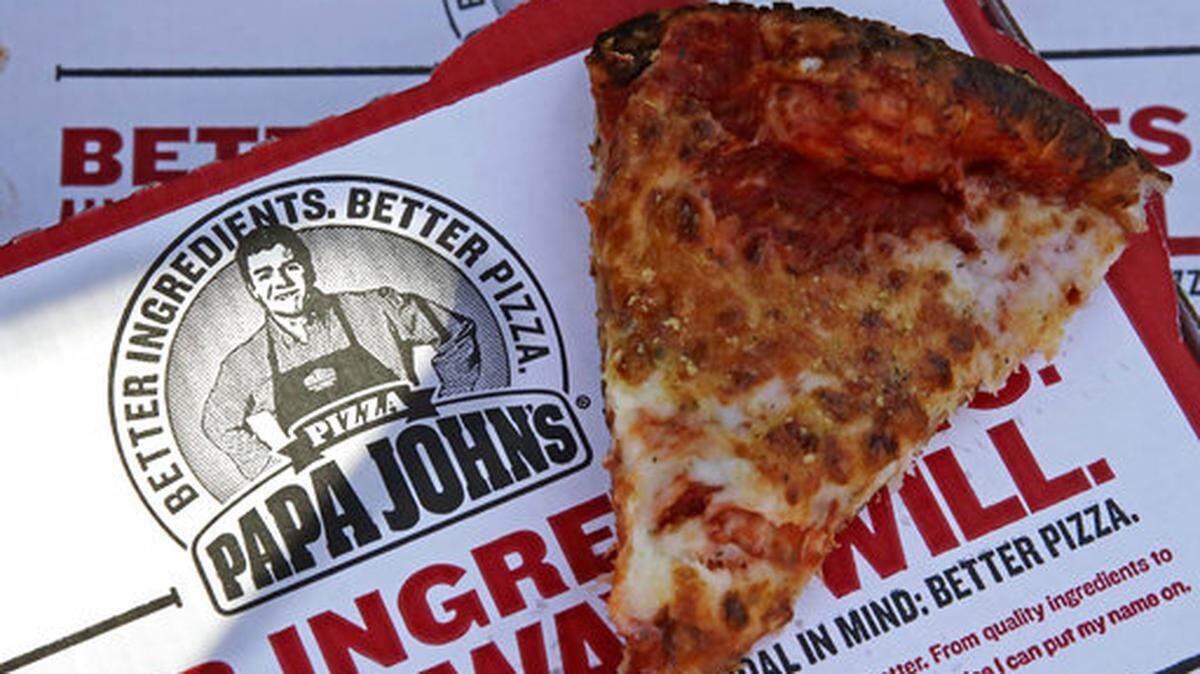 Papa John’s pizza (AP photo/Charles Krupa)