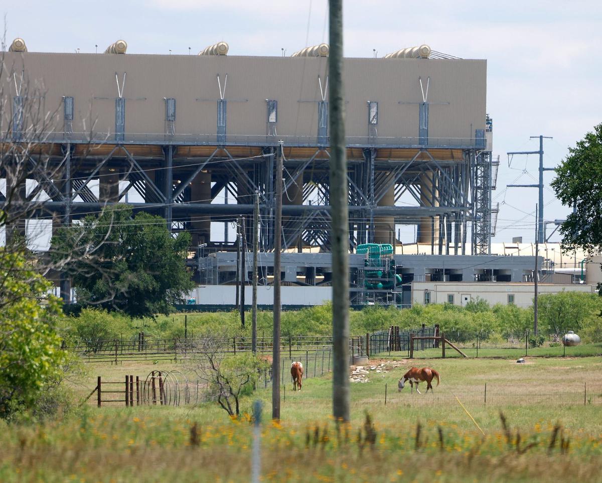 Wolf Hollow II Generating Station, which provides energy to Marathon Digital, is located in a rural part of Hood County as seen on Wednesday, May 29.