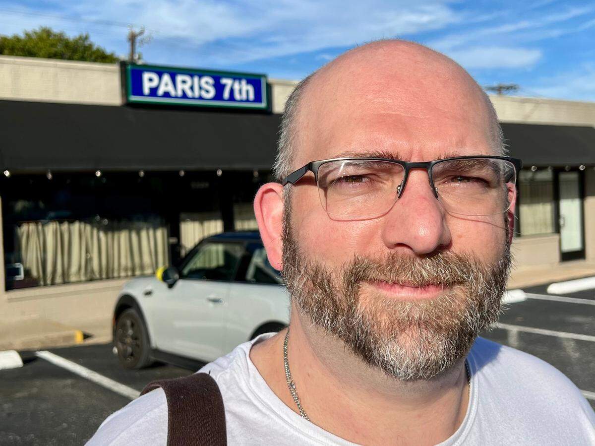 Chris Salvador at Paris 7th restaurant in Fort Worth Nov. 9, 2022.