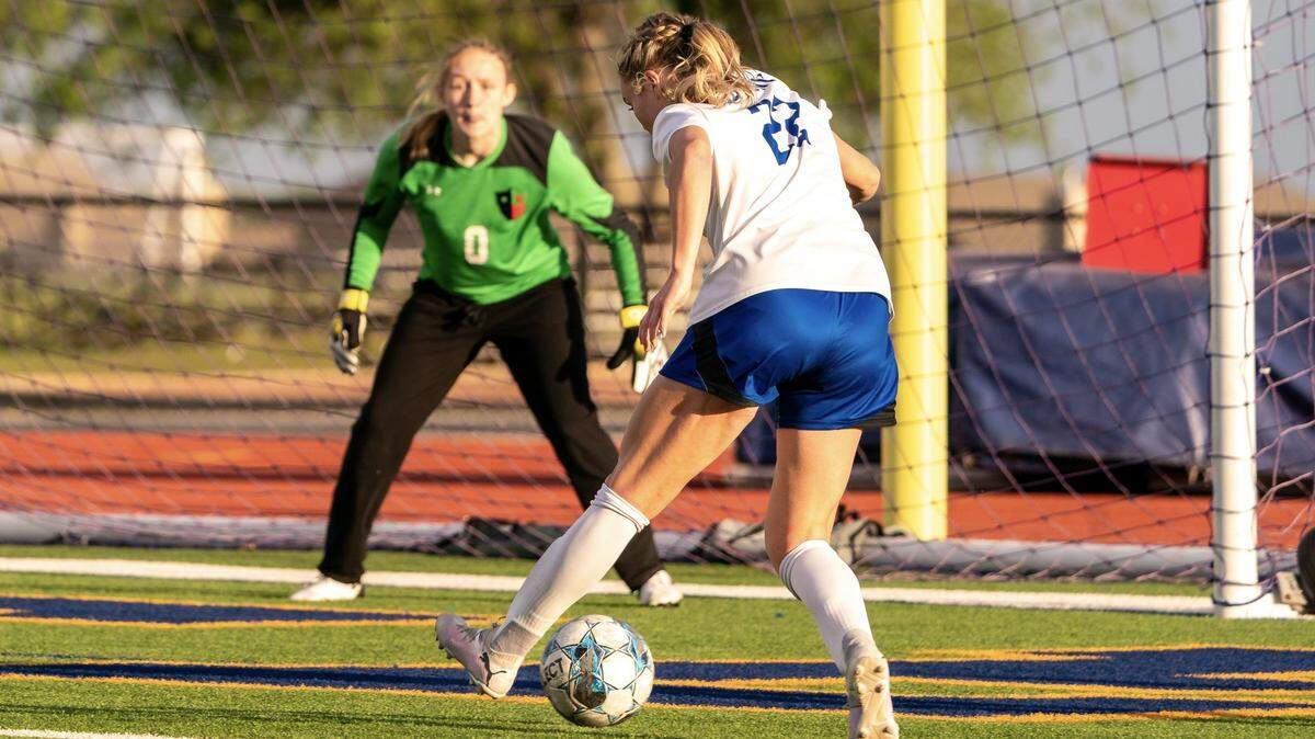 Joshua’s Maddy Bourzikas is a nominee for Fort Worth-area second round MVP.