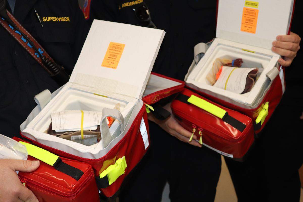 Richland Fire and Emergency Services is starting a lifesaving program to provide blood transfusions to critically ill patients before they reach a hospital.