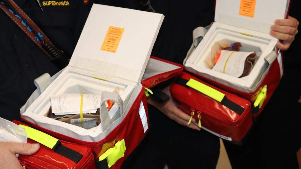 Arlington’s EMS can now provide pre-hospital whole blood to patients who have suffered blood loss. Just about 300 of the nation’s 23,000 EMS agencies carry whole blood.