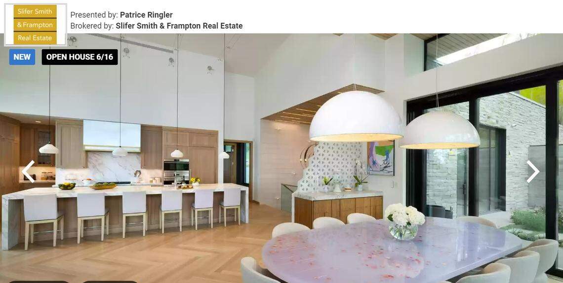 Dining area and kitchen