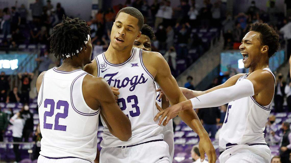 TCU junior forward Jaedon LeDee had a career-high 20 points at West Virginia on Thursday night.