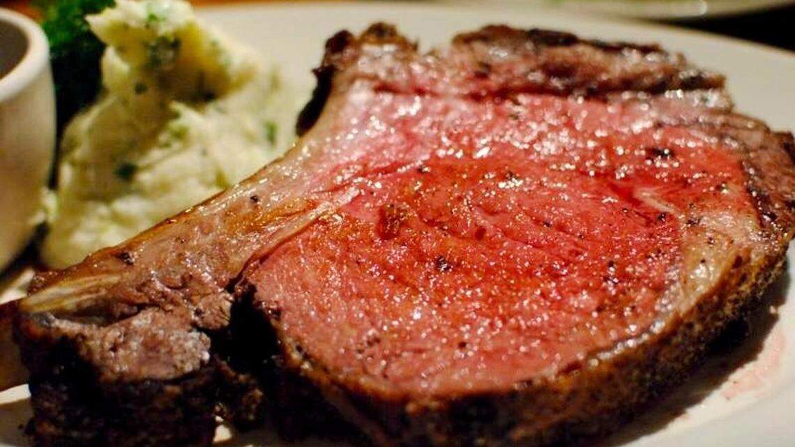 Billy's Oak Acres BBQ will serve this prime rib weekends beginning Father's Day weekend.