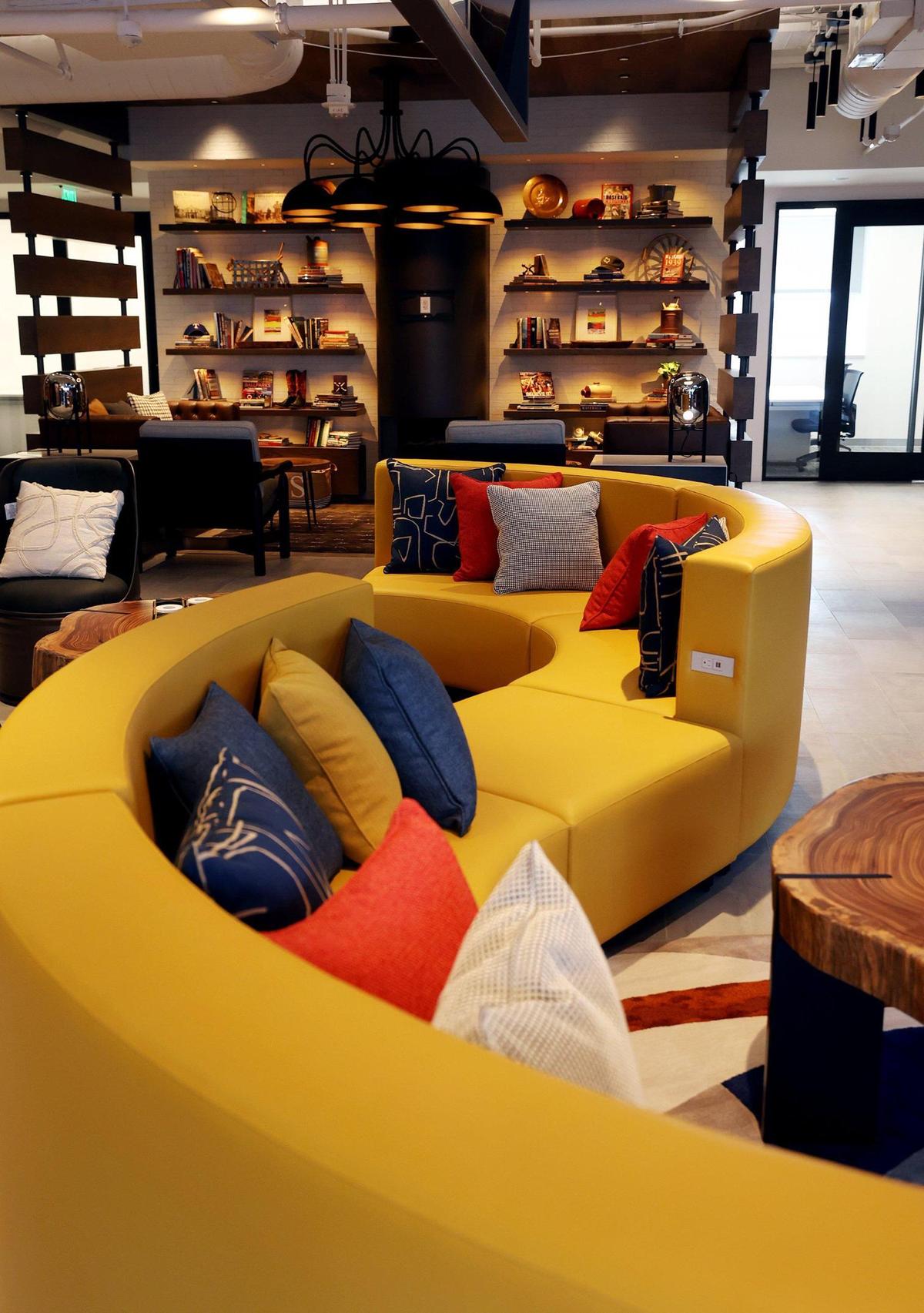 Choctaw Stadium continues to evolve with new business openings including Spark Arlington, a coworking space, and Hearsay Arlington, a fine-dining restaurant and cigar patio.