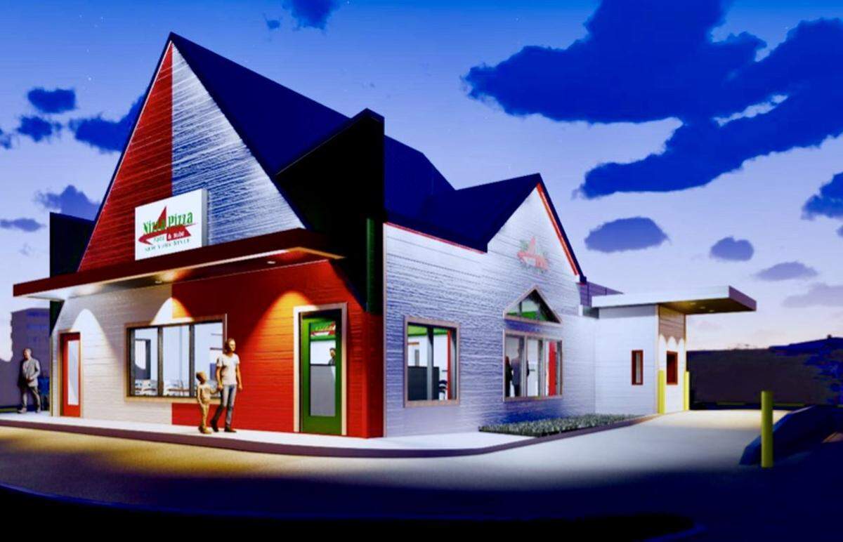 The remodeled Hysen’s Nizza Pizza in Fort Worth.
