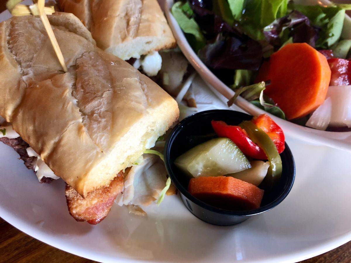 The Eastsider sandwich features roast beef, turkey and bacon in the Post at River East