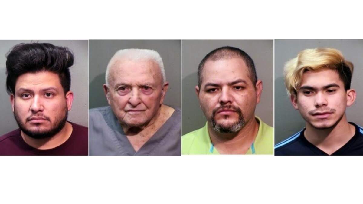 Four Fort Worth men were arrested Wednesday and accused of indecent exposure during an undercover operation by Fort Worth police aimed at sexual activity at Gateway Park. Police identified the suspects from let to right, John Tovar, 34; James Edward Brewer, 88; Javier Ortiz, 37; and Darwin Garache Sandoval, 22.