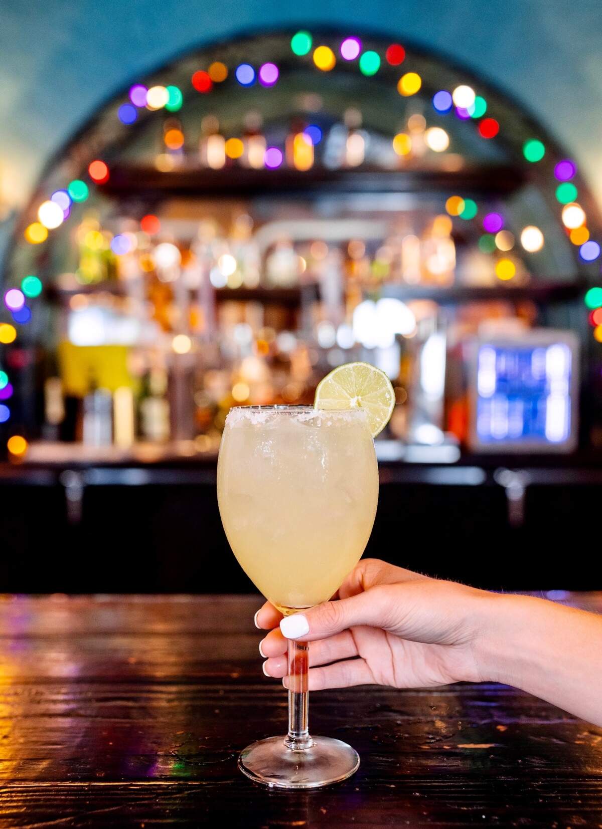 The house margarita at El Fenix Restaurant.