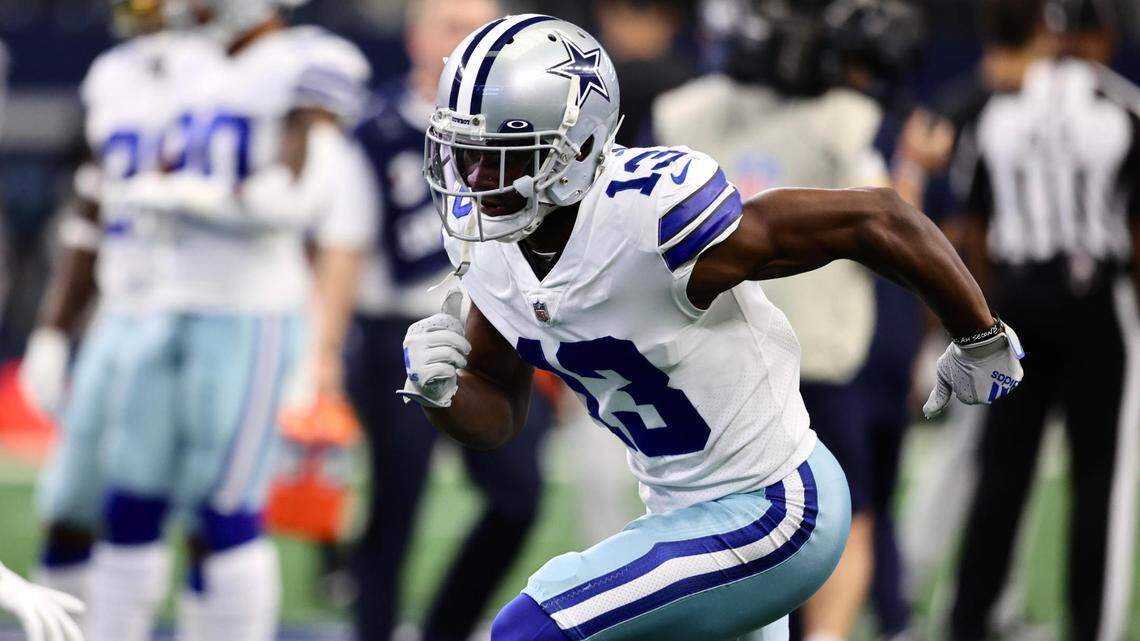 Dallas Cowboys Michael Gallup returned after missing the past seven games with a calf injury on Sunday. He had an 11-yard catch on the Cowboys’ 73-yard, game-opening scoring drive.