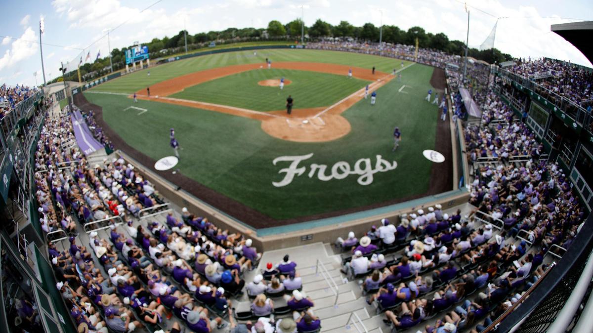 A Lupton Stadium record crowd watched TCU beat Indiana State on Friday in the first game of the Super Regional.