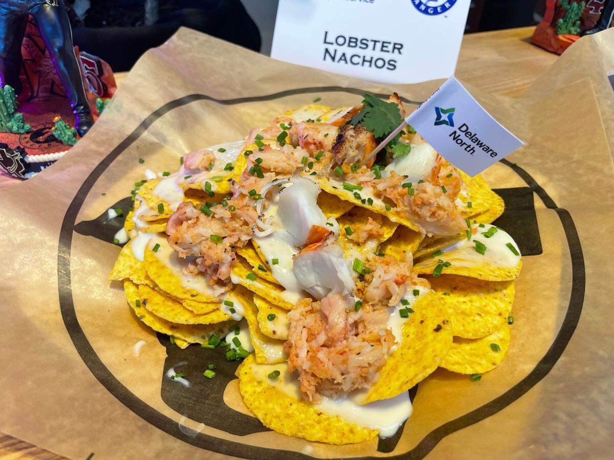 Lobster nachos are one of three new lobster items this year.