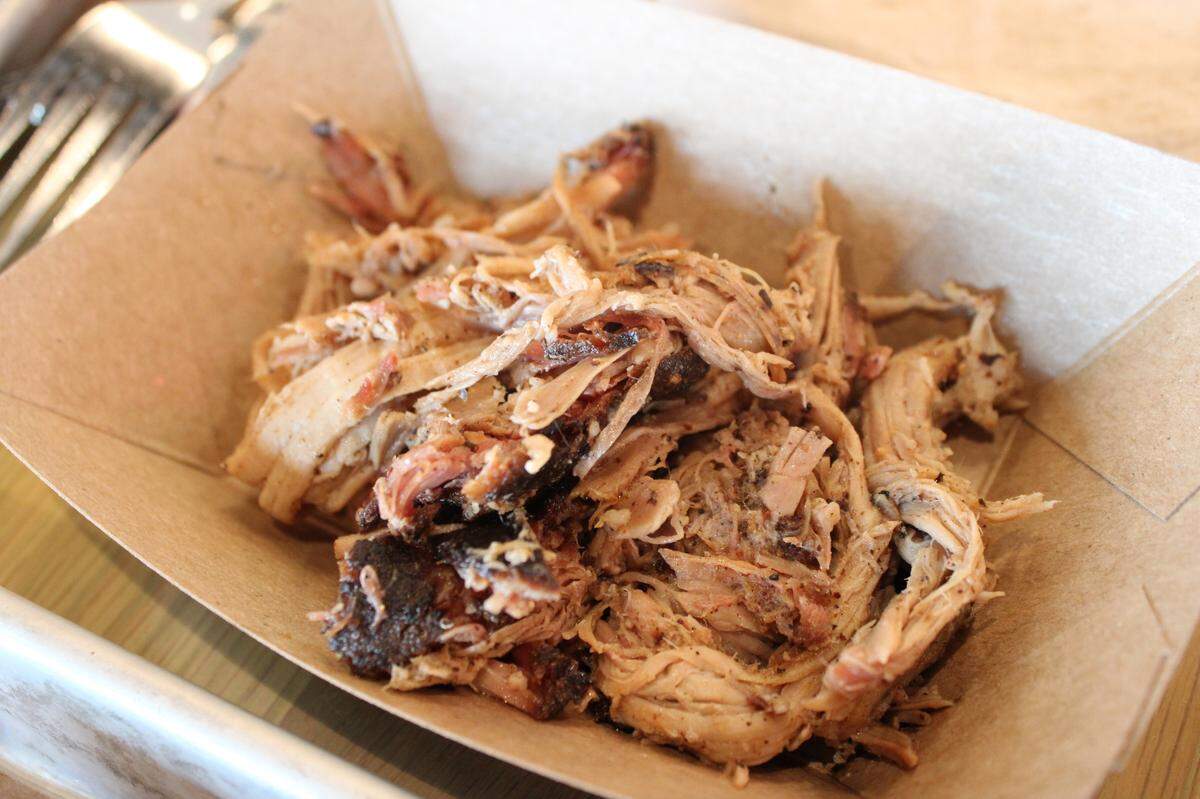 Loop 9 in Grand Prairie’s sweet pulled pork.