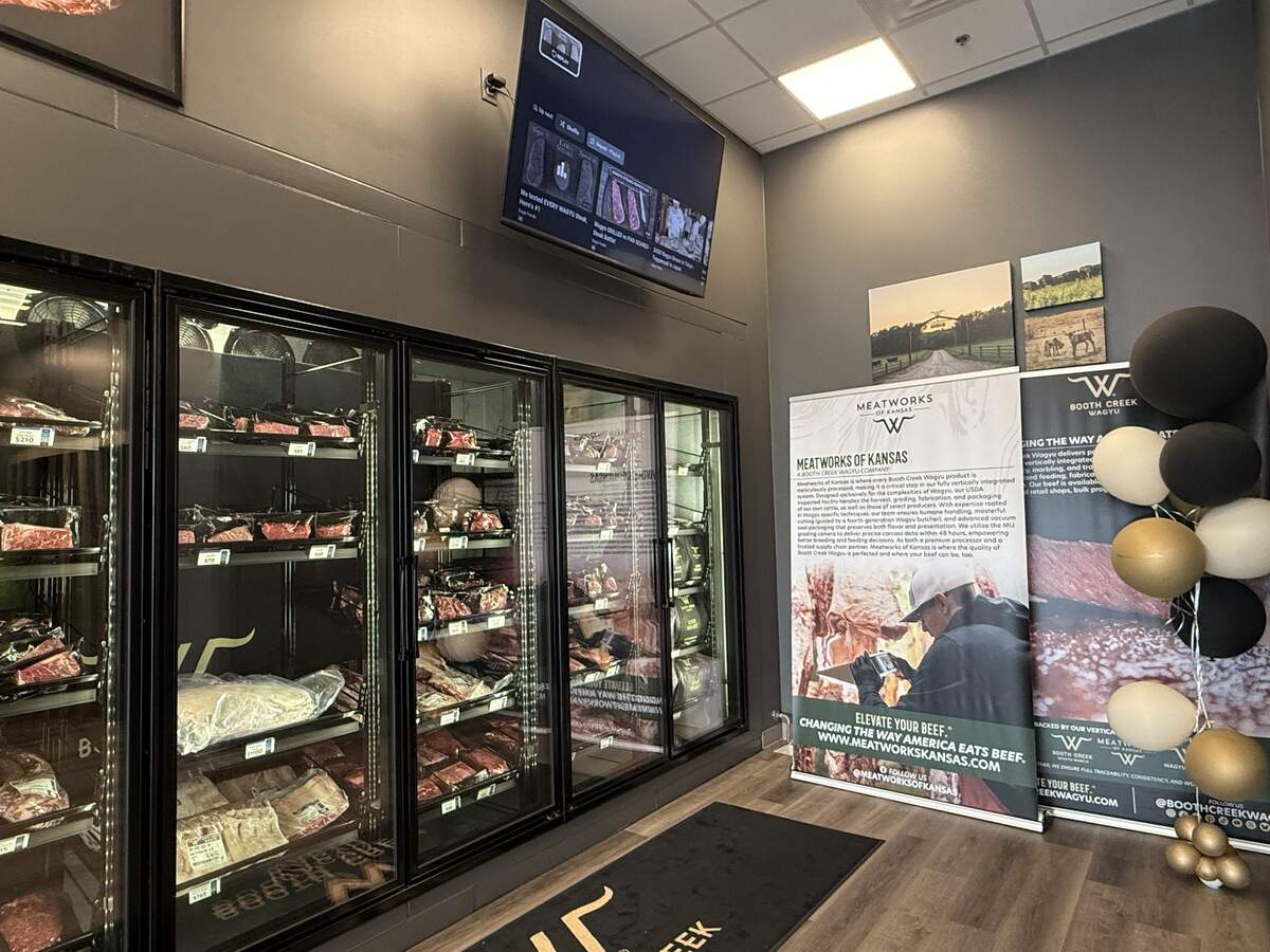 The vertically integrated beef market sells steaks, filet mignon, briskets, roasts, ground beef, jerky and tallow.