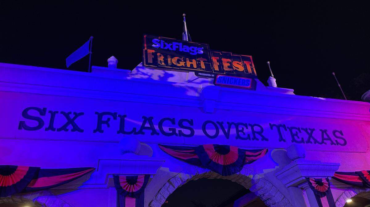 Fright Fest is now open at Six Flags Over Texas in Arlington.