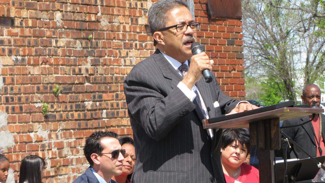 Tarrant County Commissioner Roy Brooks, speaking in this file photo, said he will not seek reelection in 2024.