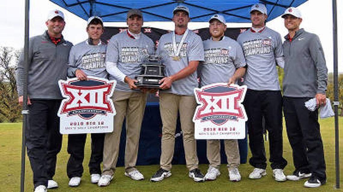 The Oklahoma Sooners won their second Big 12 men's golf championship by finishing with a combined team score of 1,139, eight strokes ahead of Texas and Oklahoma State on Wednesday at Southern Hills Country Club in Tulsa, Okla.