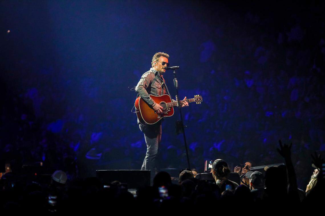 North Carolina native Eric Church, shown here at a 2022 concert in Fort Worth, Texas, will perform this year at Walnut Creek in Raleigh.