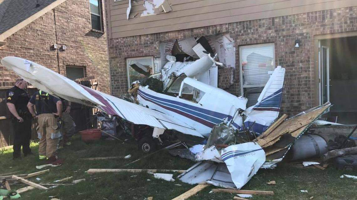 Two people were taken to the hospital after a plane crashed in McKinney.