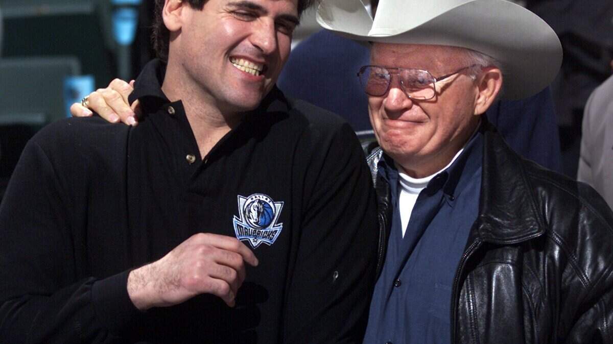 Mark Cuban and Don Carter were often seen together at Dallas Mavericks games.