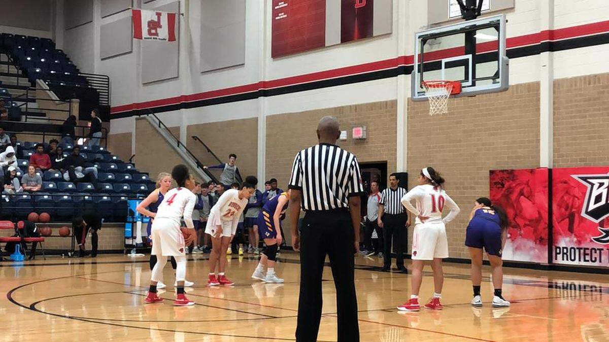 Mansfield Legacy’s Harmoni Turner shoots a free throw while scoring a career-high 42 points vs. Granbury, Tuesday Jan. 8, 2019.