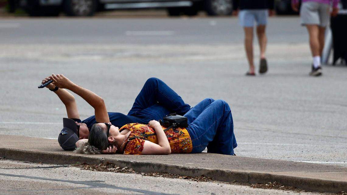 As it went dark, view of total eclipse from tiny Texas town impresses global tourists