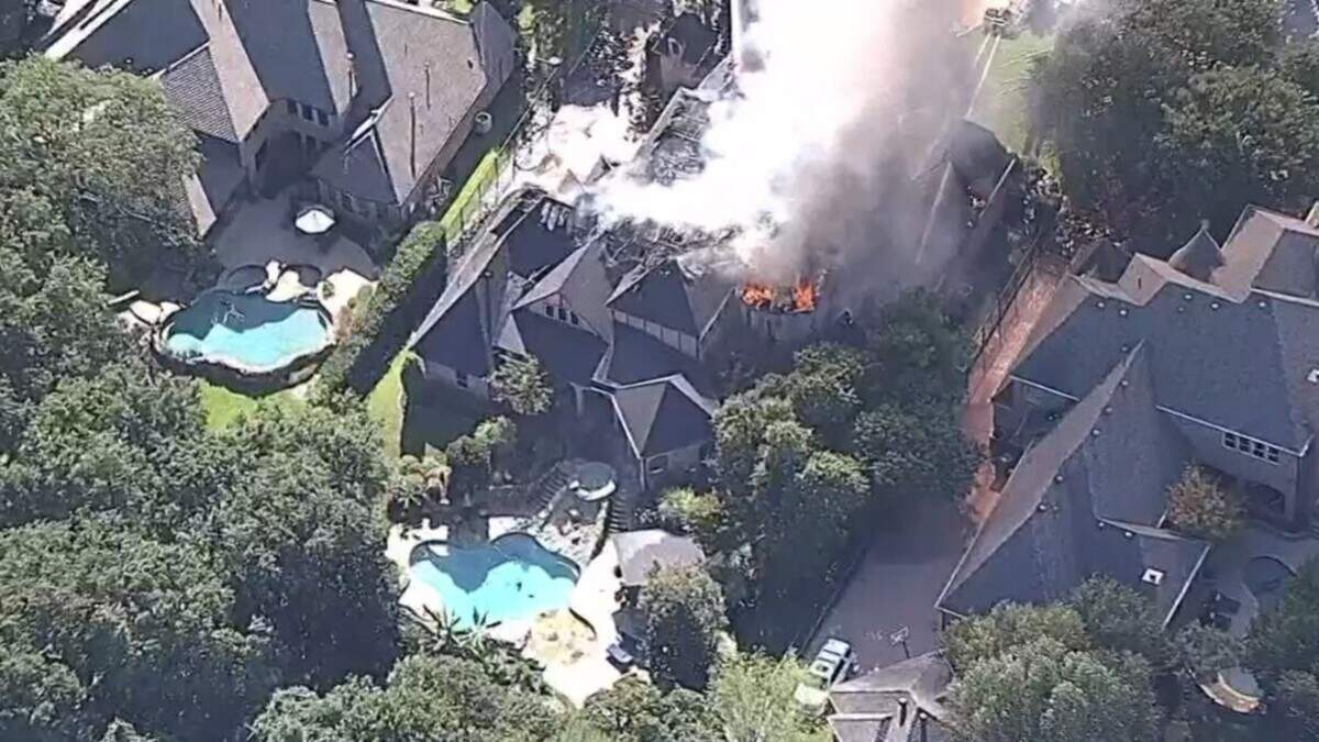 According to reporting by Star-Telegram media partner WFAA-TV, which cited a Zillow real estate listing, a two-story house that caught fire in Southlake has five bedrooms and five bathrooms and is worth nearly $3 million.