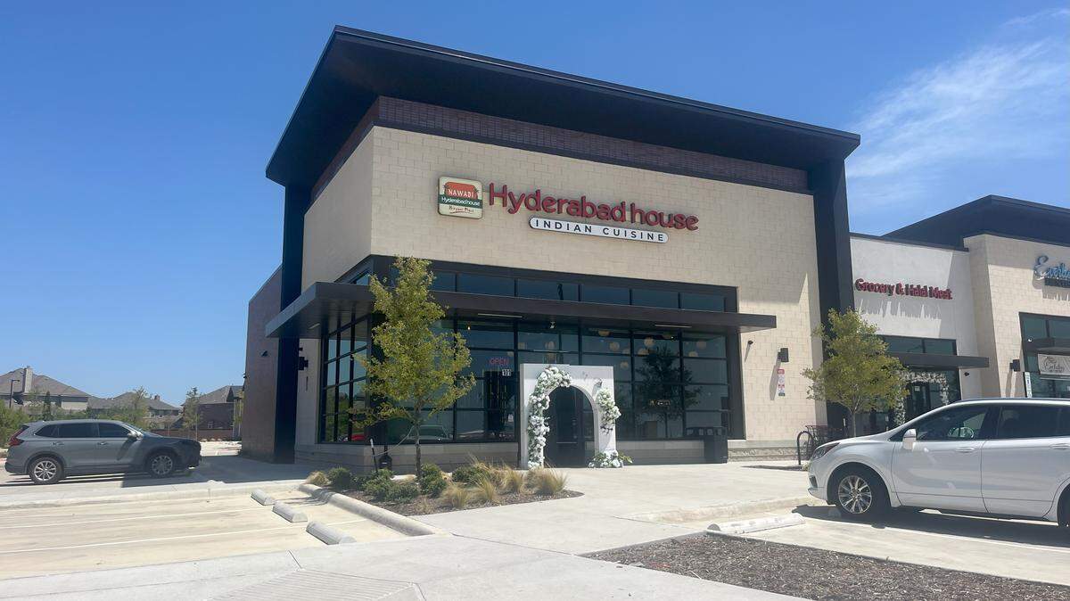 The new Hyderabad House held a soft launch opening on July 26, 2025. Guests can give it a try at 1901 Heritage Trace Pkwy.