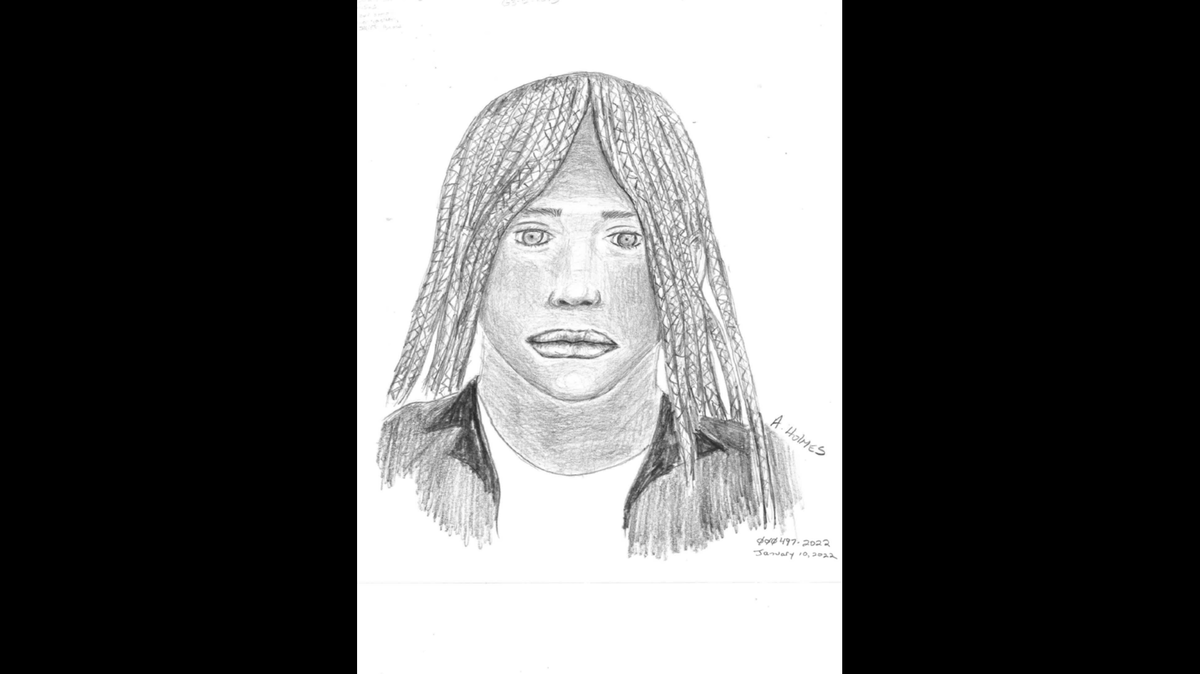 Dallas police are looking for a woman accused of the aggravated sexual assault of a child on Jan. 1, 2022. Police released this sketch of the suspect on Jan. 12.