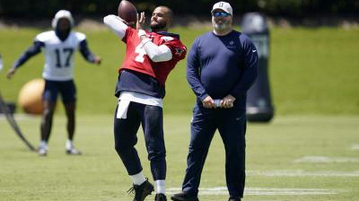 Dak Prescott and coach Mike McCarthy are spending more time together than at any point since McCarthy was hired to replace Jason Garrett in 2020