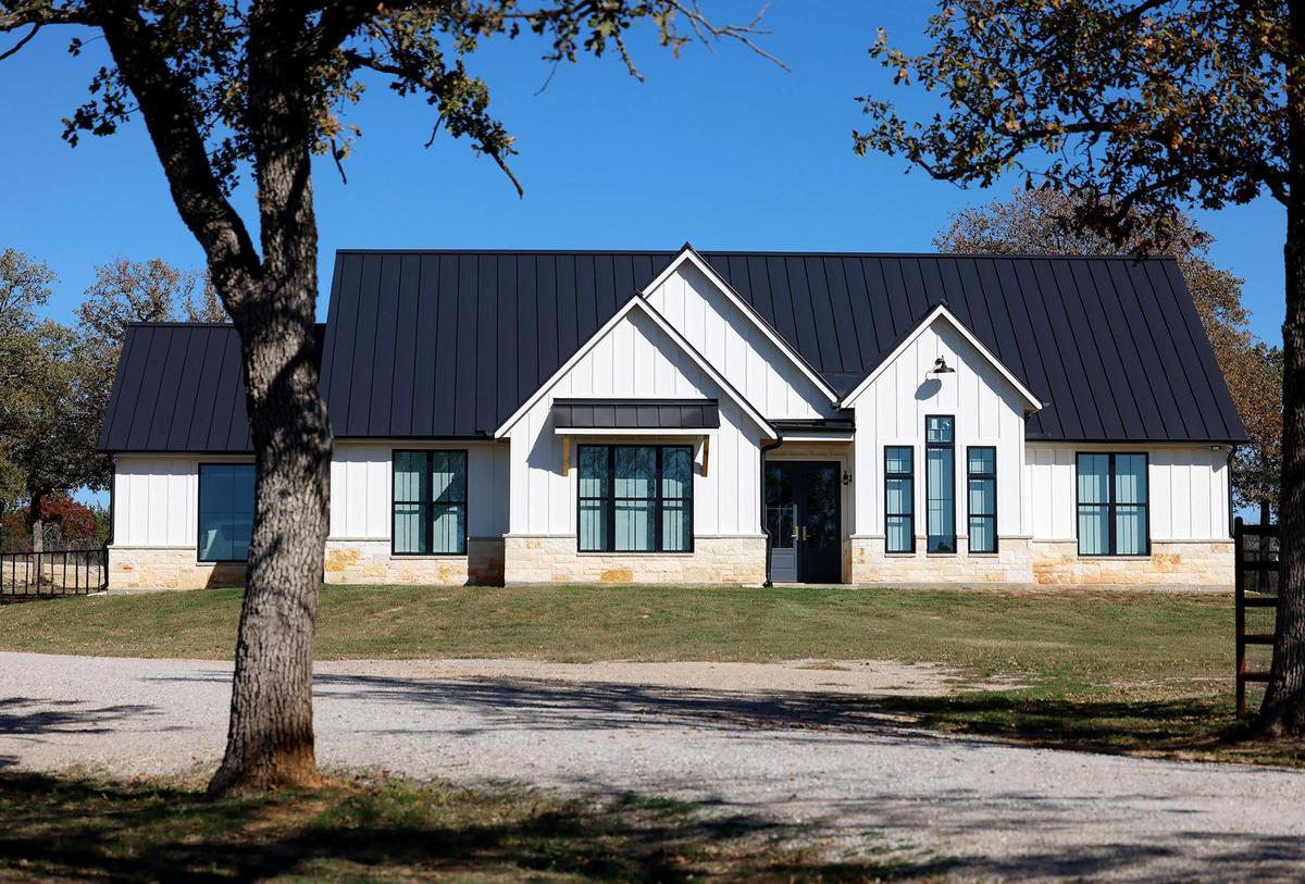 One of the two insulated concrete formwork (ICF) custom homes on the property at 270 Price Lane in Weatherford on Tuesday, Nov. 26, 2024.