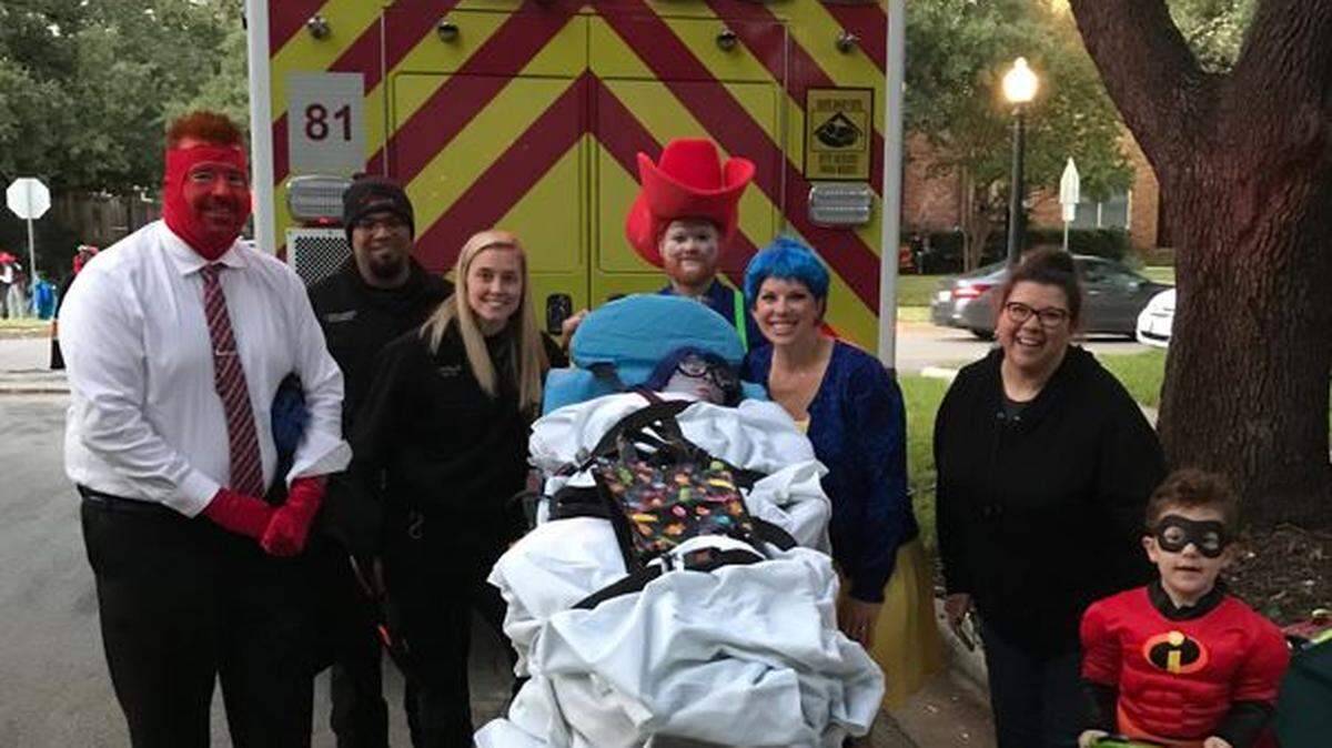 For the ninth year, MedStar is offering to take one or two children out for Halloween in a special Fort Worth neighborhood.