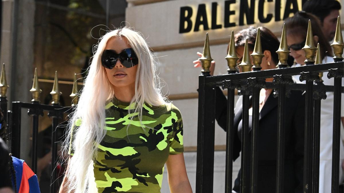 Reality TV star Kim Kardashian, in Paris, France, in July, is currently a brand ambassador for design house Balenciaga.