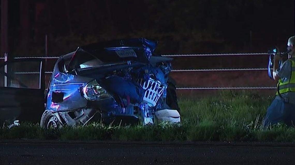 A Houston mother and her adult son were killed early Sunday in a traffic crash on Interstate 35W in Burleson