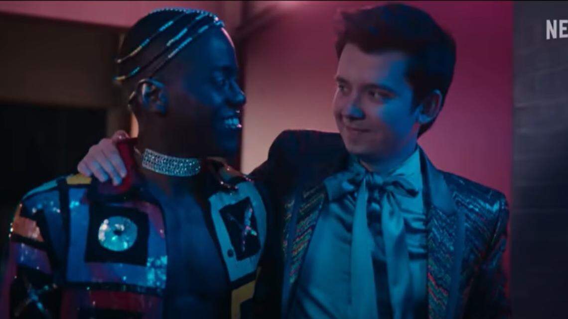 Ncuti Gatwa and Asa Butterfield in the fourth season of the hit Netflix series.