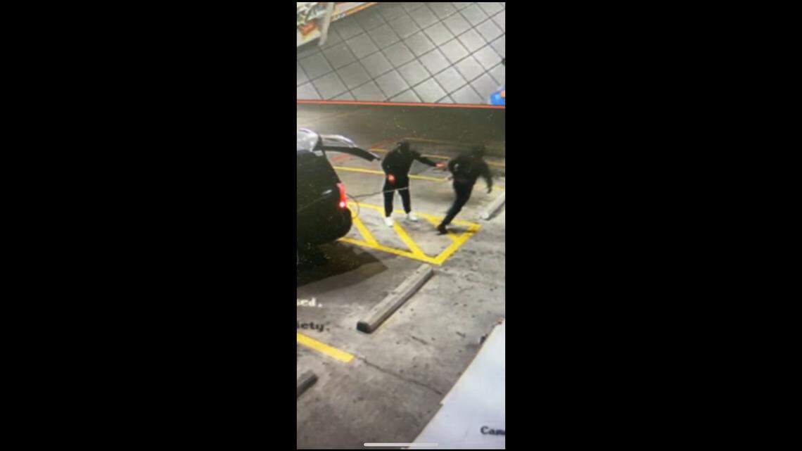 White Settlement police are asking for the public’s help to identify two suspects who tried to steal an ATM from a convenience story early Wednesday. White Settlement police are asking for the public’s help to identify two suspects who tried to steal an ATM from a convenience story early Wednesday.