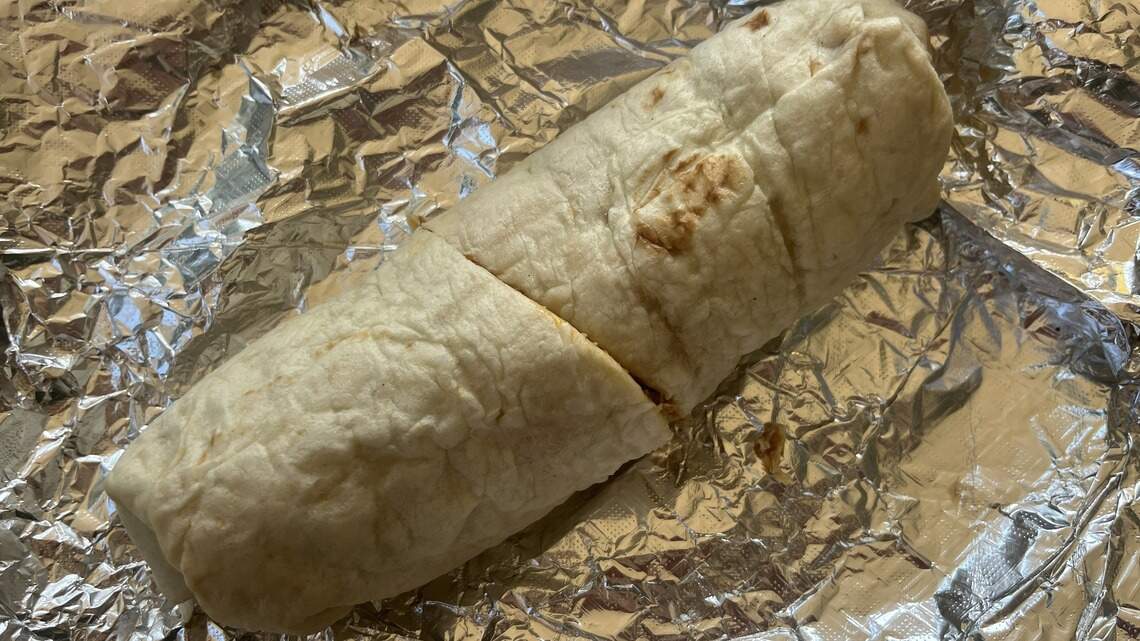 I found a breakfast burrito larger than my face for only $7 in Fort Worth